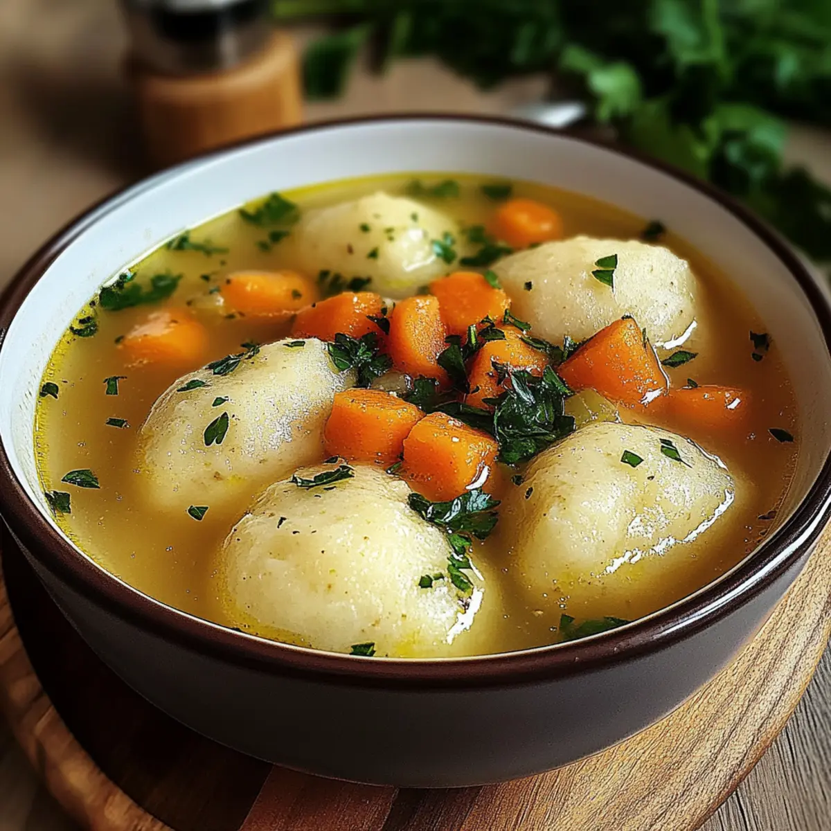 VerfA¼hrerische GrieAnockerlsuppe mz0f7a